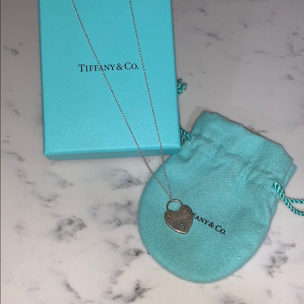 Authentic Tiffany Heart Lock Necklace